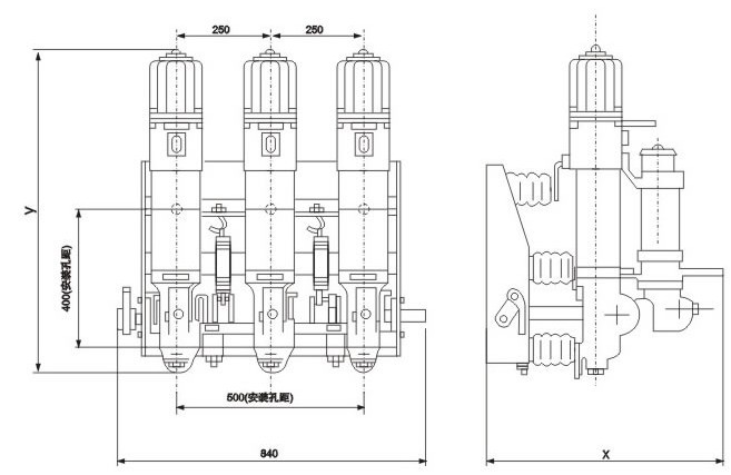 SN10-10（C）、SN10-35（Kv）系列户内高压少油断路器